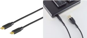 Image SHIVERPEAKS PRO Serie II USB 3.1 Kabel, C-Stecker- C-Stecker 1,0 m, vergoldete 