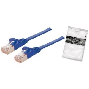 Image SHIVERPEAKS U/FTP - Cat.7 Rohkabel - slim - 1.0m - RJ-45 - RJ-45 - Gold - Cat.7