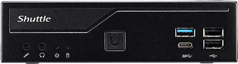 Image SHUTTLE Barebone XPC slim DH610 Black