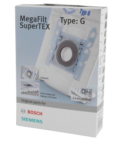 Image SIEMENS VZ41FGALL PowerProtect Typ G ALL Staubsaugerbeutel + Filter (4+1)