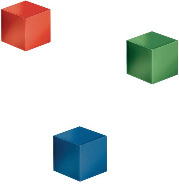 Image SuperDym-Magnet C5 Strong Set, poliertes Aluminium