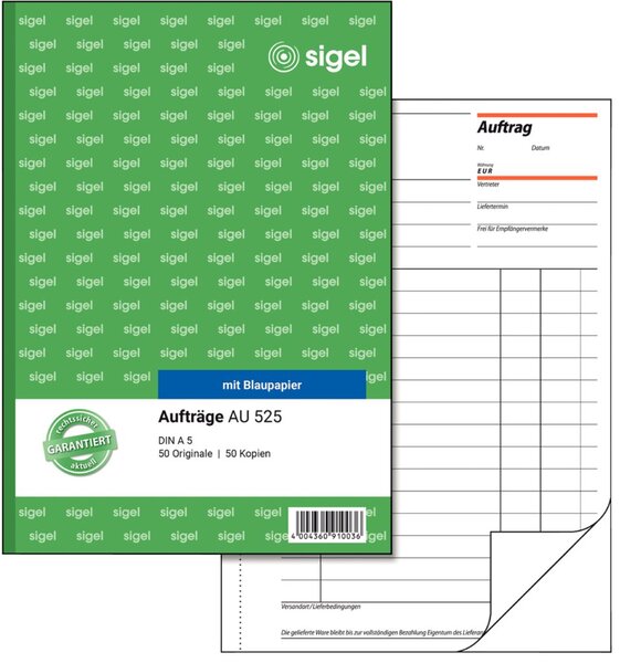 Image SIGEL AU525 Geschäftsformular (AU525)