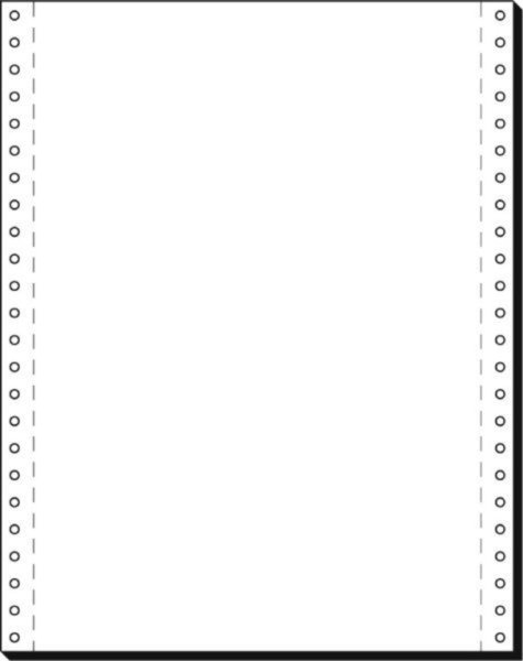 Image SIGEL Computer Paper - Perforiertes Papier, einfach - 305 x 240 mm - 70 g/m2 - 