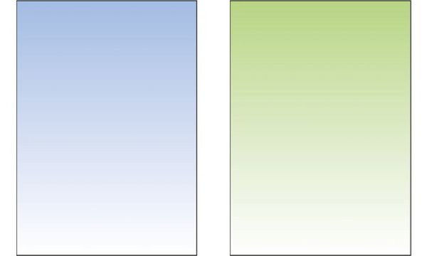 Image SIGEL Design-Papier, DIN A4, 90 g-qm, Farbverlauf lindgrün Feinpapier, beidseit