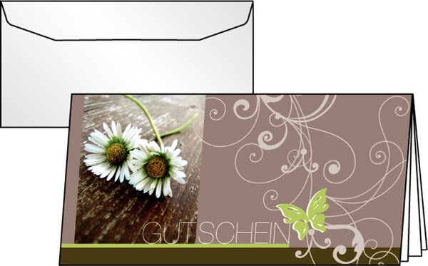 Image SIGEL Design Folding Cards DC402 Favourite - Glossy voucher card+envelope - DL 