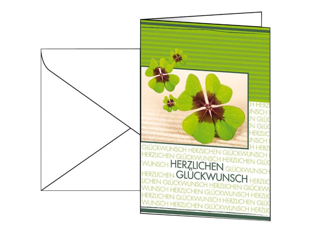 Image SIGEL Design Folding Cards DS004 Fortune - Hochglanzgrußkarten + Briefumschläge