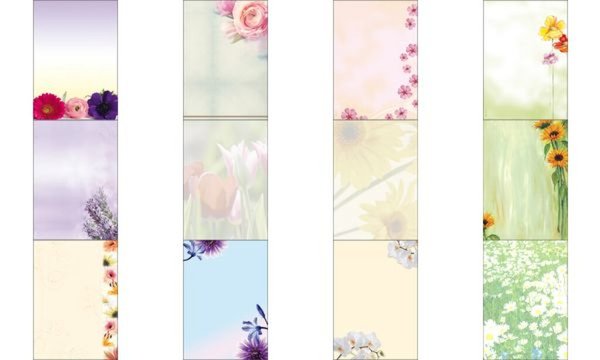 Image SIGEL Design Paper Rose Bloom - Motiv-Papier - A4 (210 x 297 mm) - 90 g/m² - 25