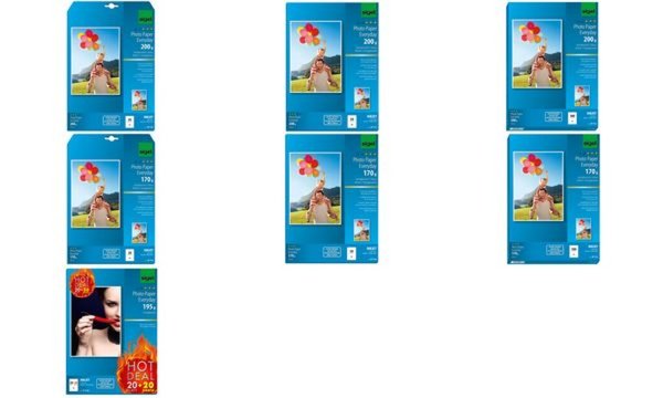 Image SIGEL Fotopapier Sigel Photo Paper Everyday HOT DEAL T1155 DIN A4 195 g/m² 40 B