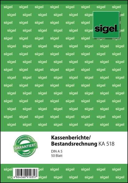 Image SIGEL KA518 Geschäftsformular (KA518)
