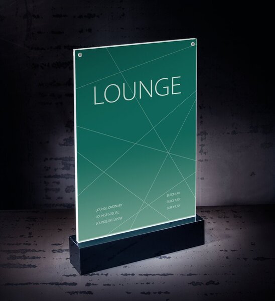 Image SIGEL LED-Tischaufsteller A4