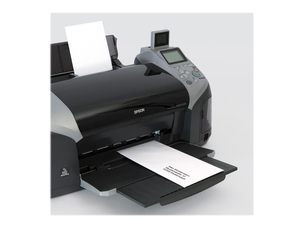 Image SIGEL Umschlag, C5, 100 g-qm, gummiert, weiß für Inkjet-Laser-Kopierer, Inhalt:
