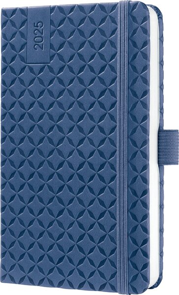 Image sigel Buchkalender Jolie Flair 2025, Kunstleder, A6, blau