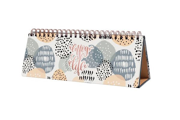 Image Wochenplaner Jolie undatiert Apricot Inspiration, 1/2 A4 quer, Innenlayout