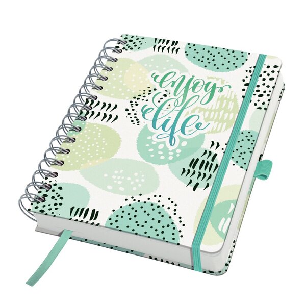 Image Tagesplaner Jolie undatiert Mint Inspiration, A5, Innenlayout englisch