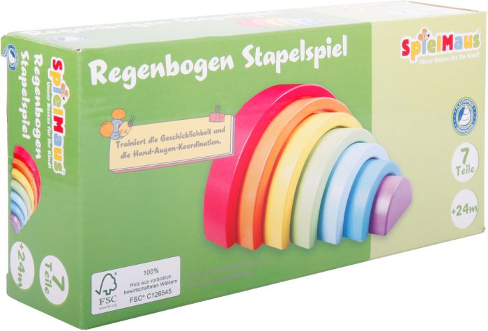 Image SMH Regenbogen Stapelspiel, Nr: 40806687