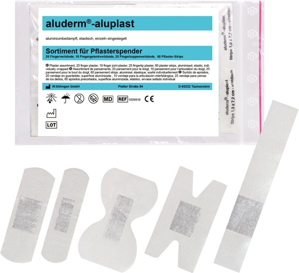 Image Nachfüllset für Pflasterspender orange aluderm®-aluplast, komplett