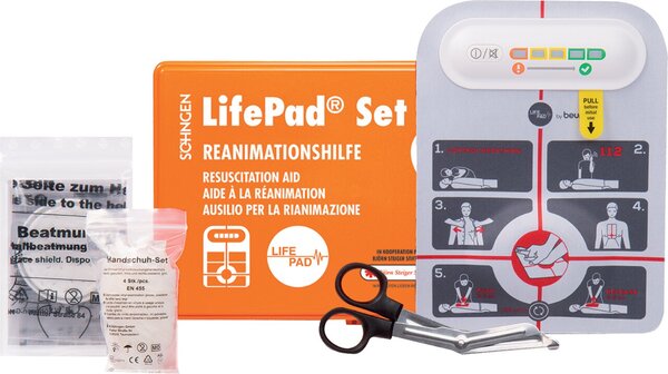 Image LifePad-Box, LifePad von Beurer, Beatmungstuch BT-DRY, Handschuh-Set