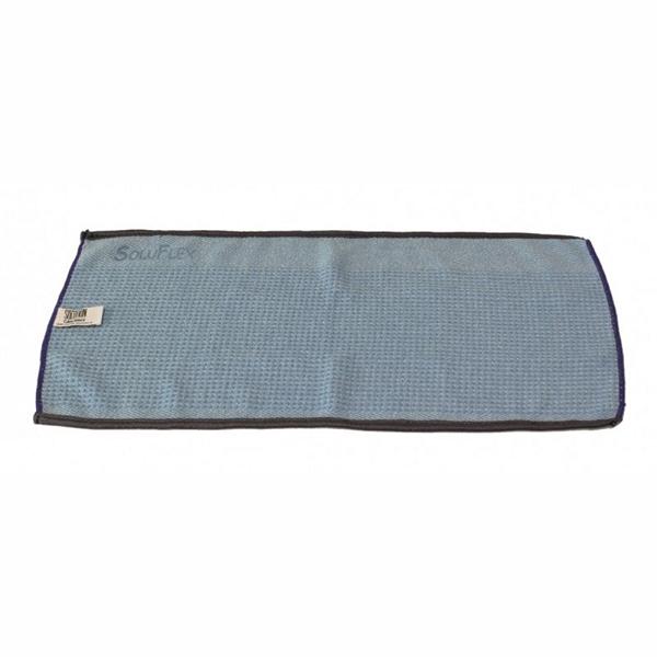 Image SOLUFLEX-Wischtuch, Lofri-Tuch mit Führungsnaht blau | 10 Stück/Pack  55 x 23 cm, waschbar 95 °C, passend zu 62230