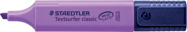 Image Textmarker Textsurfer classic violett flache Schaftform, Keilspitze 1-5 mm