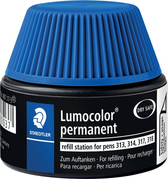 Image Nachfülltinte Lumocolor permanent, blau, Inhalt: 15 ml