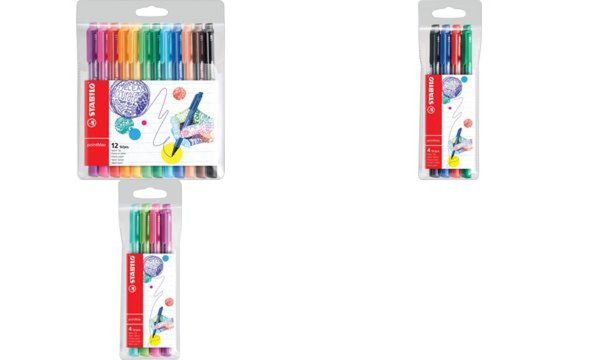Image STABILO Fasermaler pointMax, 4er Kunststoff-Etui, Pastell
