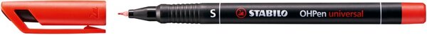 Image STABILO Folienstift OHPen universal, permanent, rot Strichstärke: 0,4 mm / S, r