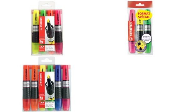 Image STABILO Textmarker LUMINATOR, 6er PET-Etui Keilspitze, Strichstärke: 2,0 - 5,0 
