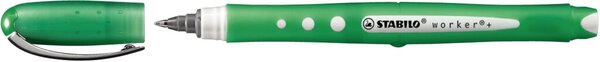 Image STABILO Tintenroller bionic worker colorful, grün Strichstärke: 0,5 mm, Kappe m