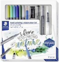 Image STAEDTLER "Design Journey" Handlettering x Aquarell Set