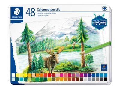 Image STAEDTLER "Design Journey" Metalletui mit 48 Farbstiften