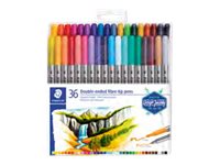 Image STAEDTLER Doppel-Fasermaler Design Journey, 36er Etui 2 Spitzen, Strichstärke: 