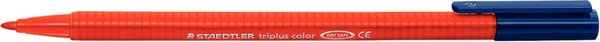 Image STAEDTLER Fasermaler triplus color, dreieckig, rot Minenstärke: 1,0 mm, drucksi