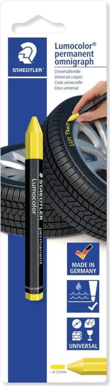 Image STAEDTLER Lumocolor 236-1 BK-1 Signierkreide Gelb wasserfest: Ja