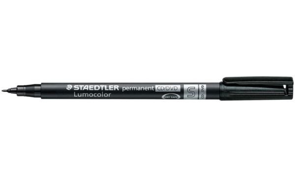 Image STAEDTLER Lumocolor CD-/DVD-Marker, permanent, schwarz (5653912)