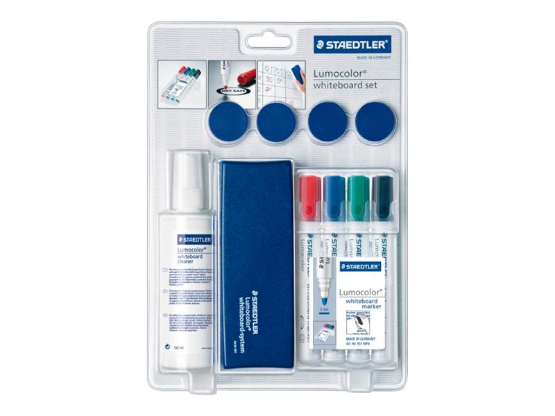 Image STAEDTLER Lumocolor Whiteboard-Set bestehend aus: 4er Etui Whiteboardmarker in 