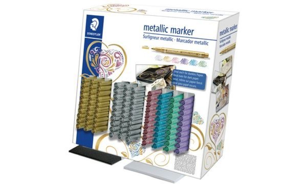 Image STAEDTLER Permanent-Marker Metallic , 100er Display (5655469)