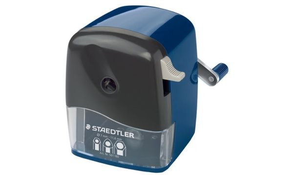 Image STAEDTLER Spitzmaschine, blau für Stift bis may 12 mm Durchmesser, gummeierte S