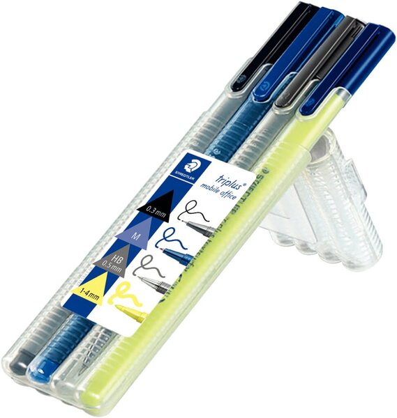Image STAEDTLER triplus mobile office Inhalt: 1x triplus fineliner schwarz, 1x triplu