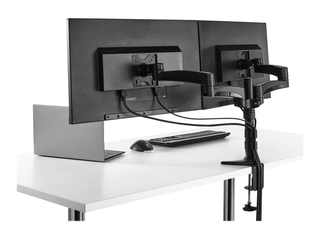 Image STARTECH.COM Dual Monitorhalterung mit verstellbaren Armen - Monitor Tischhalte
