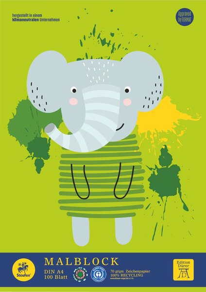 Image Edition Dürer Malblock green DIN A4