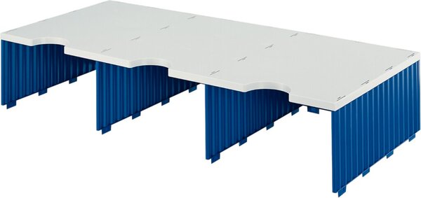 Image STYRO AUFBAUEIN.JUMBO TRIO 3F.BLAU/G (268-1321.38)