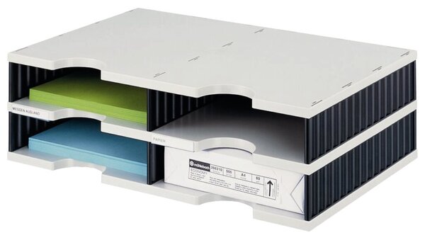 Image STYRO SORTIERSTATION 2 ETAG. SCHWARZ (268-0202.98)
