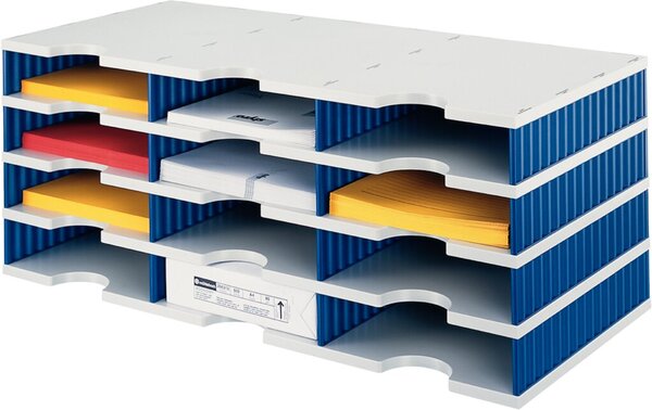 Image STYRO SORTIERSTATION 3 ETAGEN BLAU (268-0303-38)
