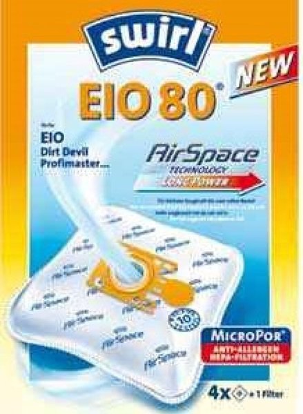 Image SWIRL EIO80 AirSpace Staubsaugerbeutel