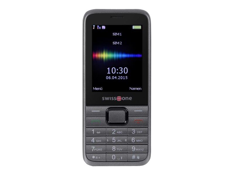 Image SWISSTONE SC 560 Dual-SIM grau 1,3MP GSM Mobiltelefon