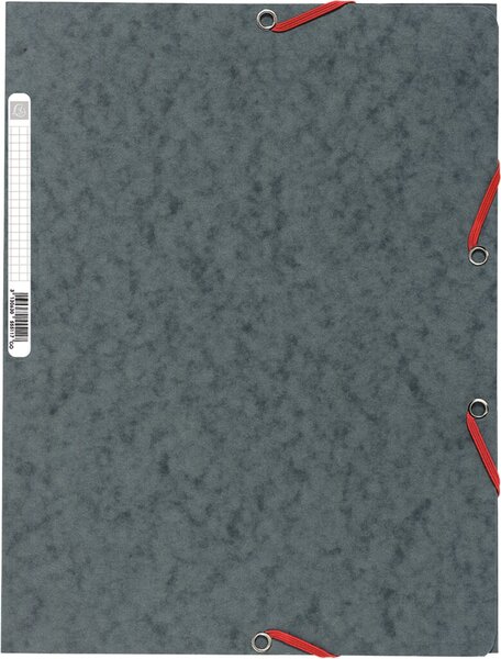 Image Sammelmappe/Eckspannermappe, A4+, 400g, Manila, grau, 3 Klappen und