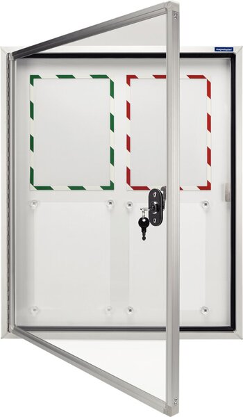 Image Schaukasten für die Aussennutzung 4 X A4 Aluminiumrahmen
