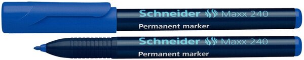 Image Schneider Permanentmarker 240 Rundspitze 1-2mm, blau,