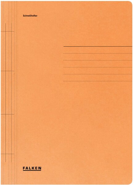 Image Schnellhefter A4 250g, kaufm. und Beh.-Heftung, orange, 26,8x35cm