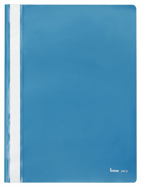 Image Schnellhefter A4, dokumentenecht, PP, blau, transparenter Deckel